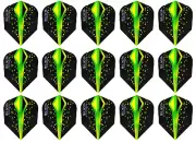 5 Sets Harrows Silika Colorshift Standard Dart Flights – Ships Tracking - Green