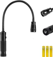 LED Work Light, 500 Lumen Gooseneck Flashlight with Magnetic Base