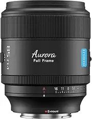 SIRUI Aurora 85mm F1.4 Full Frame Auto Focus Lens, Telephoto Prime Portrait Lens for E Mount Cameras FX3, FX6, A7 Series, A7R Series, A7S Series, A9, ZV-E1