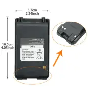 2200mAh BP-265 Li-Ion Battery Replacement for ICOM IC-T70A IC-T70E IC-V80 Radio