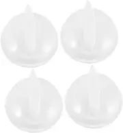 KITANDOVE 4pcs Microwave Oven Knob Switch Timer Control Knobs Microwave Oven Plastic Knobs Microwave Oven Supplies Microwave Replacement Knobs Microwave Knob Replacement Microwave Oven Parts