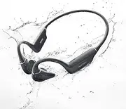 NANK Runner Diver2 Bone Conduction Headphones, IP68 Swim Headphones with 32G Memory Built-in MP3 Player, CVC6.0 Bluetooth 5.3 Open Ear Headphones with Mic for Swimming, Running, Cycling Gym
