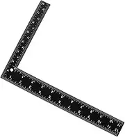 Uonlytech Framing Square Ruler for Precise Measurements Durable Measuring Tool for Leather Crafting Carpentry Lightweight Portable Design for Accurate Cuts