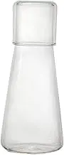 SHOWERORO 1Set Transparent Water Carafe with Glass Cup Elegant Beverage Dispenser for Cold and Hot Drinks for Home Office Gifting and Safe Glass Material
