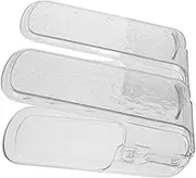 Alipis Space-Saving Double Layer Shoe Tray Entryway Shoe Organizer Plastic Modern Design 2 Pack