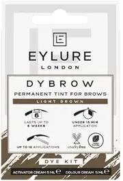 Eylure Dybrow Permanent Tint for Brows Dye Kit Light Brown