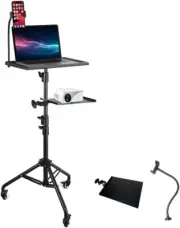 Projector Stand Adjustable Height Universal Wheel Mobile Tripod Mobile Phone