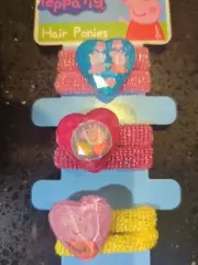 Peppa Pig Hair Ponies New 3 CT