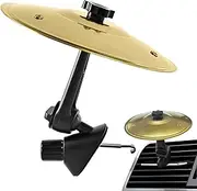 Car Crash Cymbal Air Vent, Mini Car Drum Cymbal for Car Dashboard, Suitable For All Types Of Vehicles (No Needed Tools)