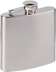 Haller Unisex's Hip Flask Stainless Steel 170 CCM, Silver
