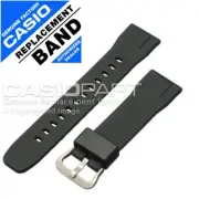 Genuine Casio Watch Band Pro-Trek Triple PRG-600-1 PRG-600Y-1 Black Rubber Strap