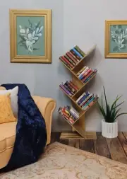 ⏲ gold TREE SHELF living room FURNITURE bookcase DIORAMA display 1/6 for BARBIE