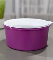 Tupperware Mega Round Carry All Canister or Cake Keeper New 10 Liters