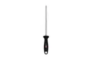 Zwilling 26cm Chromium Plated Sharpening Steel Kitchen Knife Blade Sharpener BLK