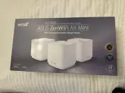 ASUS ZenWiFi AX Mini Wi-Fi Hotspot Modem, White - 3 Pack