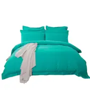 Teal Tailored 1000TC Duvet Doona Cover Set Various Size