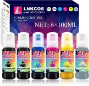 600ML Sublimation Ink for Epson ET-8500 ET-8550 Wide-Format Supertank Printer...