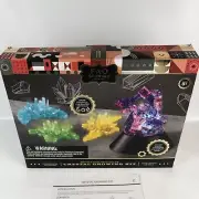 FAO Schwarz 25 Piece Exploration Lab Crystal Growing Kit With LED Base In Box