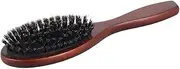 Fulasun Hair Brush Boar Bristle Hair Brush Comb Oval Anti-static Paddle Hair Extension Brush Scalp Massage Beech Wooden Handle Reducing Hair Frizzy and Frizzy for Women and Men ..