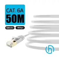 在飛比找PChome24h購物優惠-[HARK CAT.6A超高速工程級網路線50米(1入)