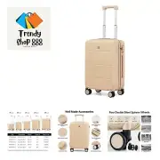 Carry On Luggage 22x14x9 Airline Approved Spinner Wheels Hard Shell Suitcases...