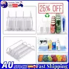 6pcs Self-Pushing Soda Can Dispenser Drink Organizer for Fridge Pantry.