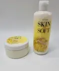 (Lot Of 2) Avon Skin So Soft Summer Soft Hydrating Body Butter Creamy Body Wash