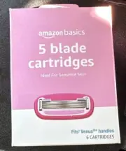Womens 5 Blade FITS Razor Refills, Fits FITS System Handles and Venus Handles