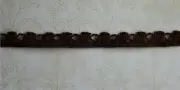 Heavy 3/8" wide Brown Crocheted Cluny Lace (4 yards) - Shipping discount!