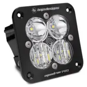 Baja Designs Squadron Pro Driving/Combo Pattern Flush Mount Black LED Light Pod
