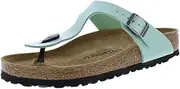 [Birkenstock] Gizeh SFB Flip Flops Women Silver Flip Flops Shoes