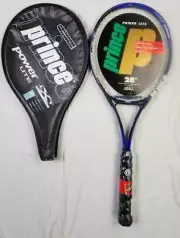 Prince Power Lite Tennis Racket (TM1B) w/ Cover - 4 1/2 in, Longbody, OS, 1998