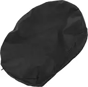 HAKIDZEL Fire Pit Cover 100cm Grill Cover Oxford Fabric Outdoor Table Cover Weather-Resistant Fire Pit Table Top Accessory