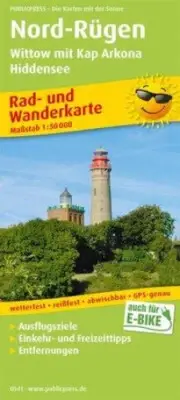 Nord-Rügen, Wittow mit Kap Arkona, Hiddensee 1:50 000 [German] [Map]