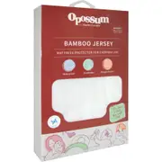 Opossum Bamboo Jersey Waterproof Mattress Protector - Bassinet
