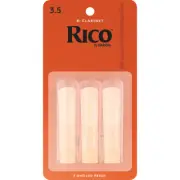 3 Pack Rico Bb Clarinet B flat Reeds # 3.5 Strength 3.5 RCA0335