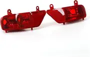 Car Rear Bumper Fog Lamp Cover for Peugeot 3008 2009 2010 2011 2012 2013 2014 2015 2016 Right/Left Passenger Driver's Side N/s Lights (Color : 1 Pair)