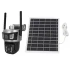Outdoor Wireless Security Camera 360° PTZ Solar Security Camera With 7.5W Solar