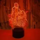 Cool 3D Motorcycle Night Light 7 Color LED Desk Lamp Touch Room Decor Gift c