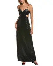 Michael Kors Crepe Cut Out Gown