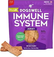 Immunity & Defense, Flaxseed Oil, Turmeric, Vitamin E & A, Healthy Aging, Chicken Jerky 24 oz (842197)