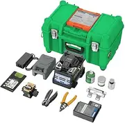 Gearwell Fusion Splicer, Automatic Fiber Optic Welder with Carrying Case, Fiber Fusion Splicer for FTTH Cable Termination
