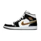 Air Jordan 1 Mid SE "Black/Gold" 黑金 漆皮 男鞋 852542-007