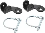Kisangel Bike Trailer Attachment Kit Cycling Adapter Coupler Trailer Hitch Connector for Rear Axle Black