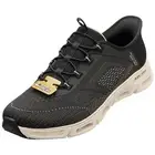 Skechers Glide-step Gratify-pace Vegan Slip On Sneakers in Black Gold - 10 US