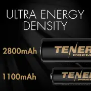 Tenergy TN477U 8-Bay Fast Charger for NiMH/NiCD AA AAA Rechargeable Batteries with 8pcs AA and 8pcs