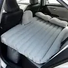 Inflatable Car Air Mattress Portable Travel Bed Back Seat Sleep Rest Mat Pillow