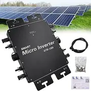 Grid Tie Inverter,Waterproof Ip65 Micro Solar Inverter,MPPT Intelligent Monitoring System,GTB‑1200W Solar Grid Tie Inverter,Solar Photovoltaic Power System Power Inverter,110V