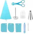 Piping Bag,35 Piece Icing Nozzle Set,Piping Bag and Tips Cake Decorating Kit