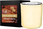 Silk Oil of Morocco Gingerbread, Cinnamon & Vanilla Gold Jar Natural Soy Candle